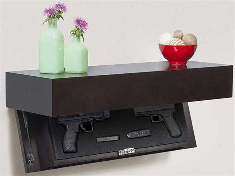 electric concealed box|hidden firearm storage furniture.